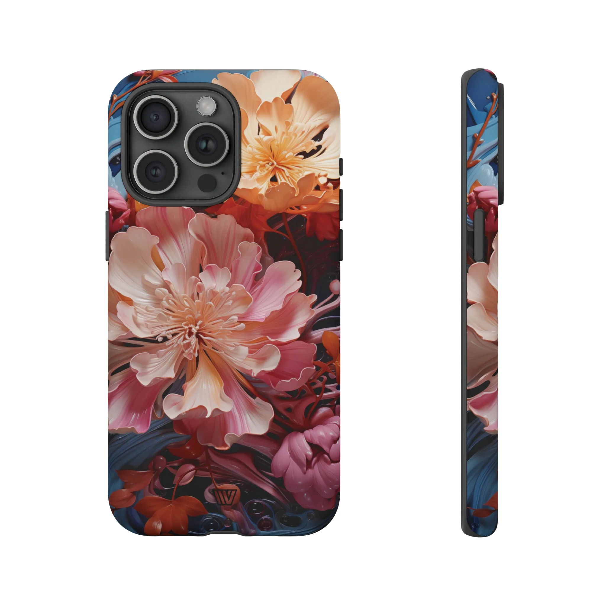PAINT SWIRL FLOWERS | Tough Phone Case - Image 63