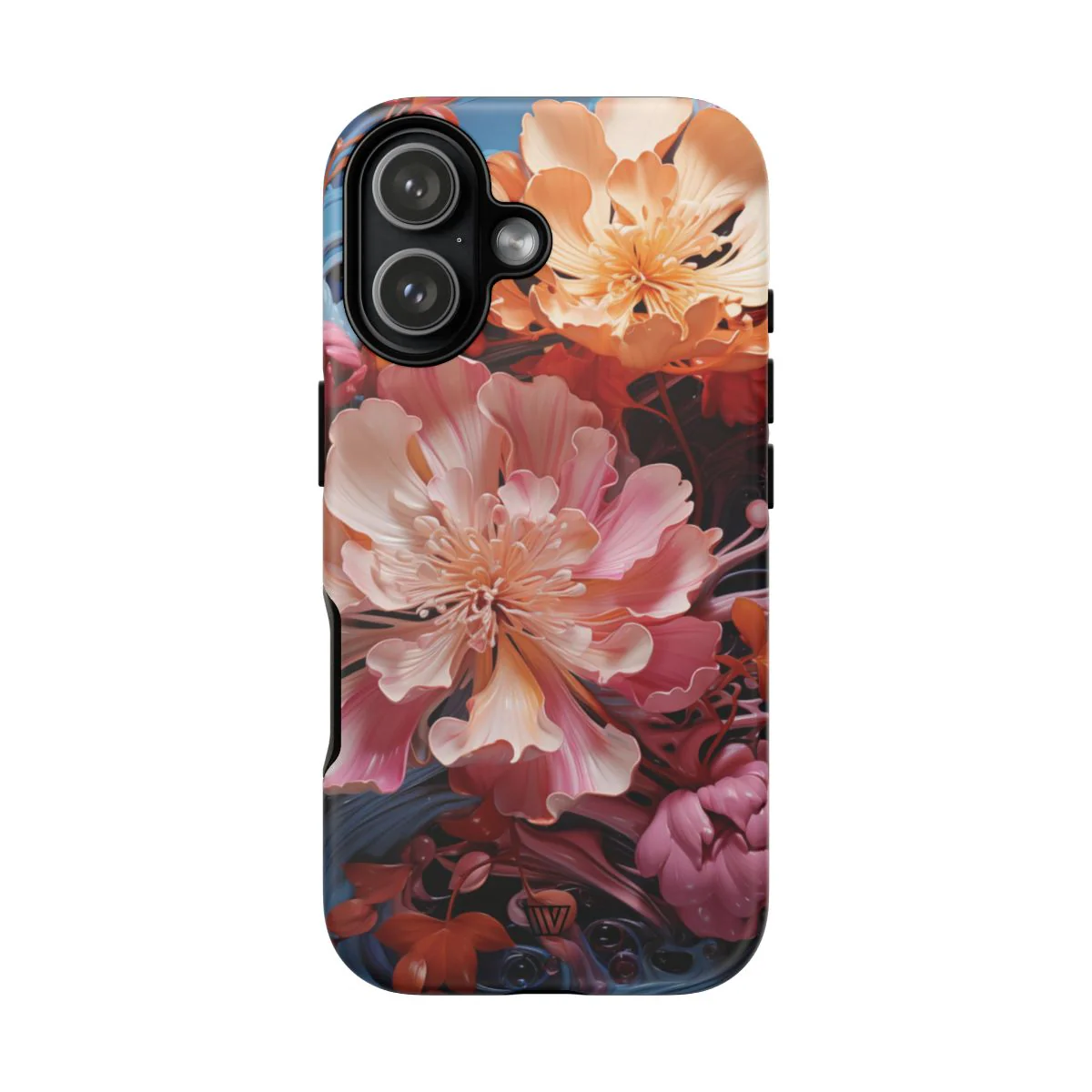 PAINT SWIRL FLOWERS | Tough Phone Case - Image 68