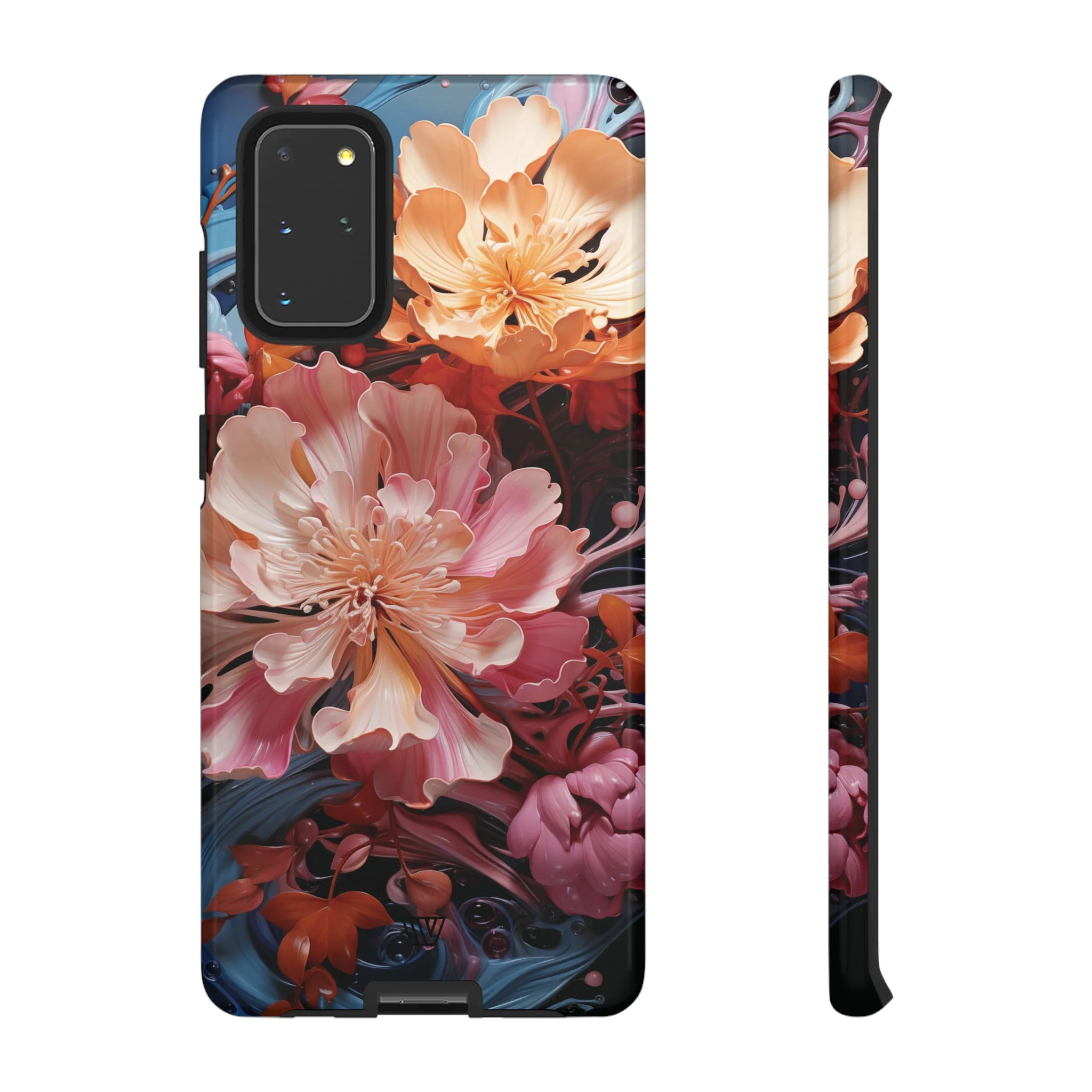 PAINT SWIRL FLOWERS | Tough Phone Case - Image 7