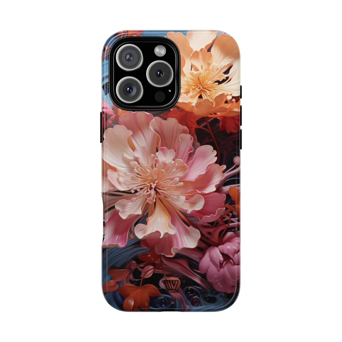 PAINT SWIRL FLOWERS | Tough Phone Case - Image 77