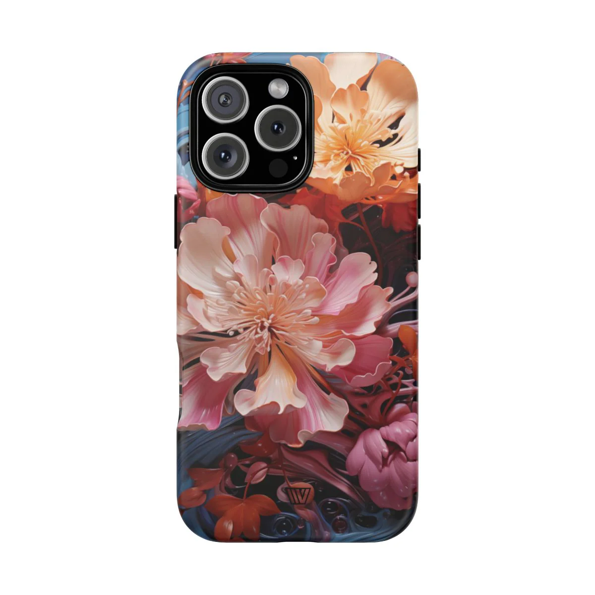 PAINT SWIRL FLOWERS | Tough Phone Case - Image 78