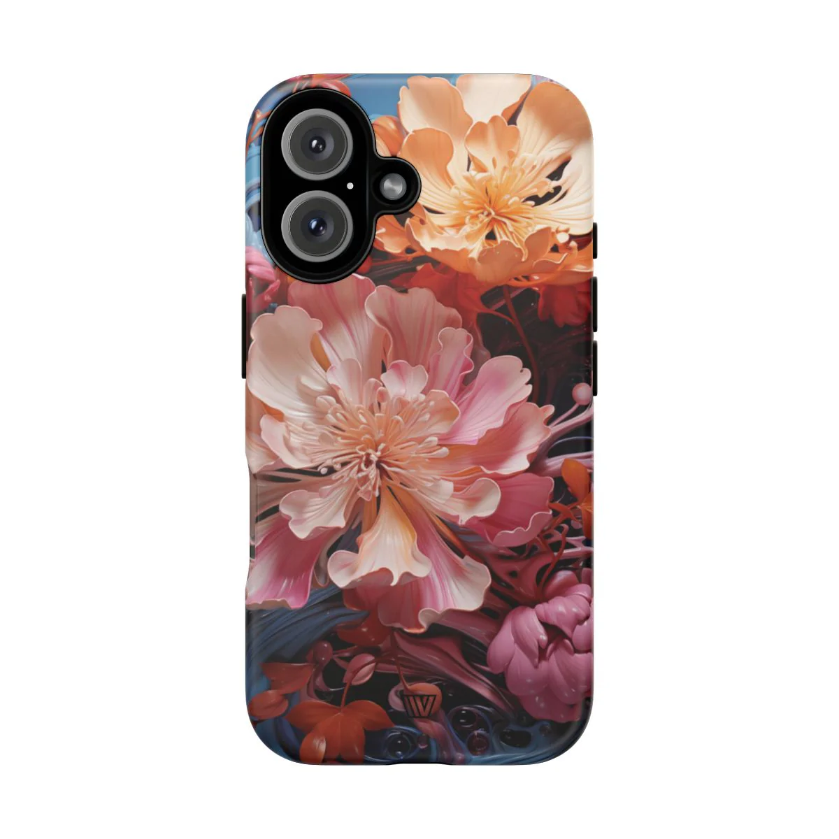 PAINT SWIRL FLOWERS | Tough Phone Case - Image 79