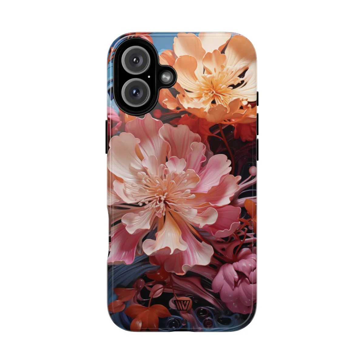 PAINT SWIRL FLOWERS | Tough Phone Case - Image 80