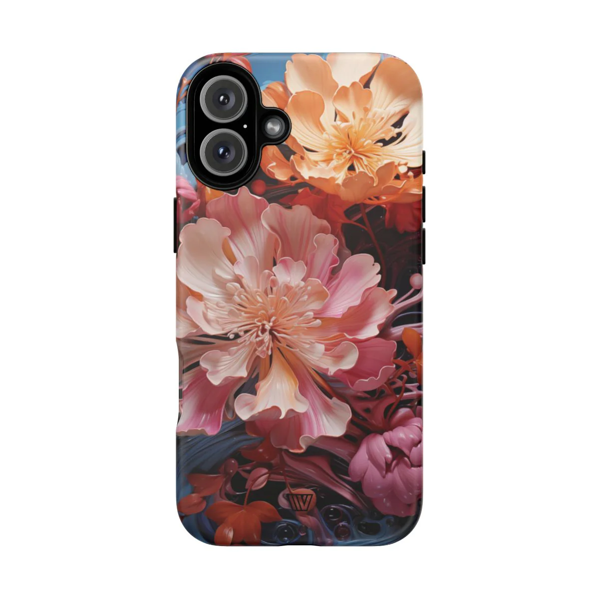 PAINT SWIRL FLOWERS | Tough Phone Case - Image 81