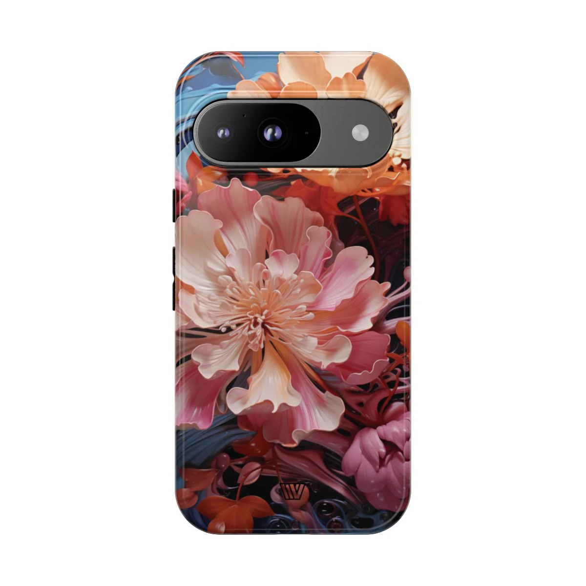 PAINT SWIRL FLOWERS | Tough Phone Case - Image 82