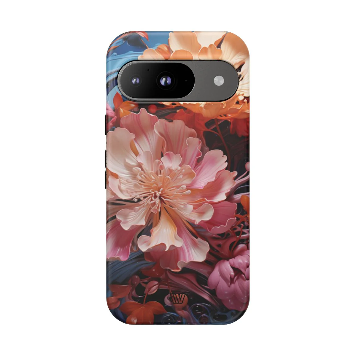 PAINT SWIRL FLOWERS | Tough Phone Case - Image 83