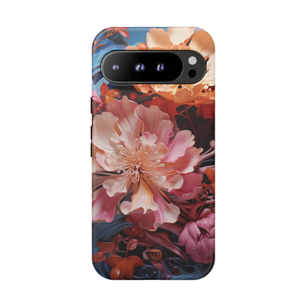 PAINT SWIRL FLOWERS | Tough Phone Case - Image 87