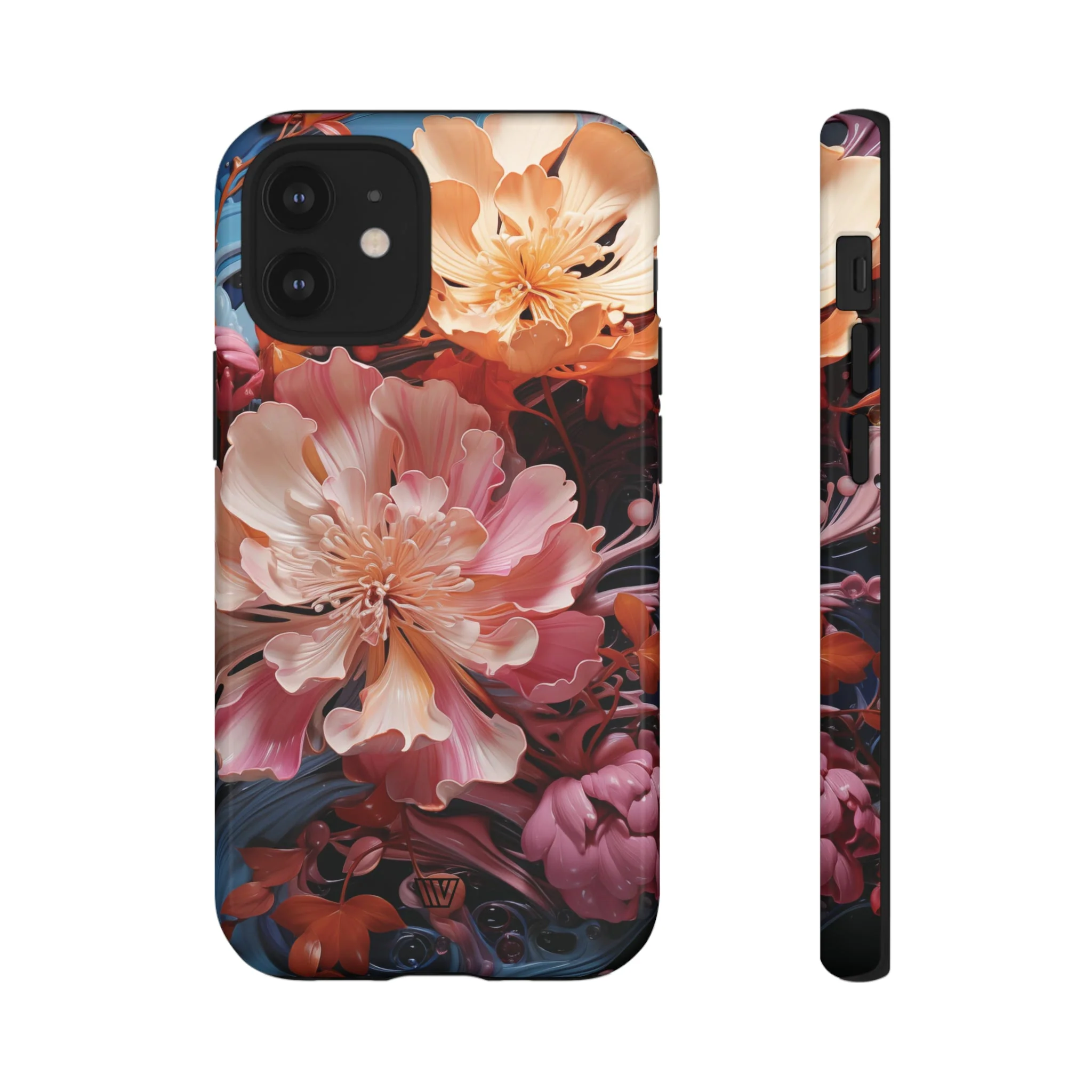 PAINT SWIRL FLOWERS | Tough Phone Case - Image 9