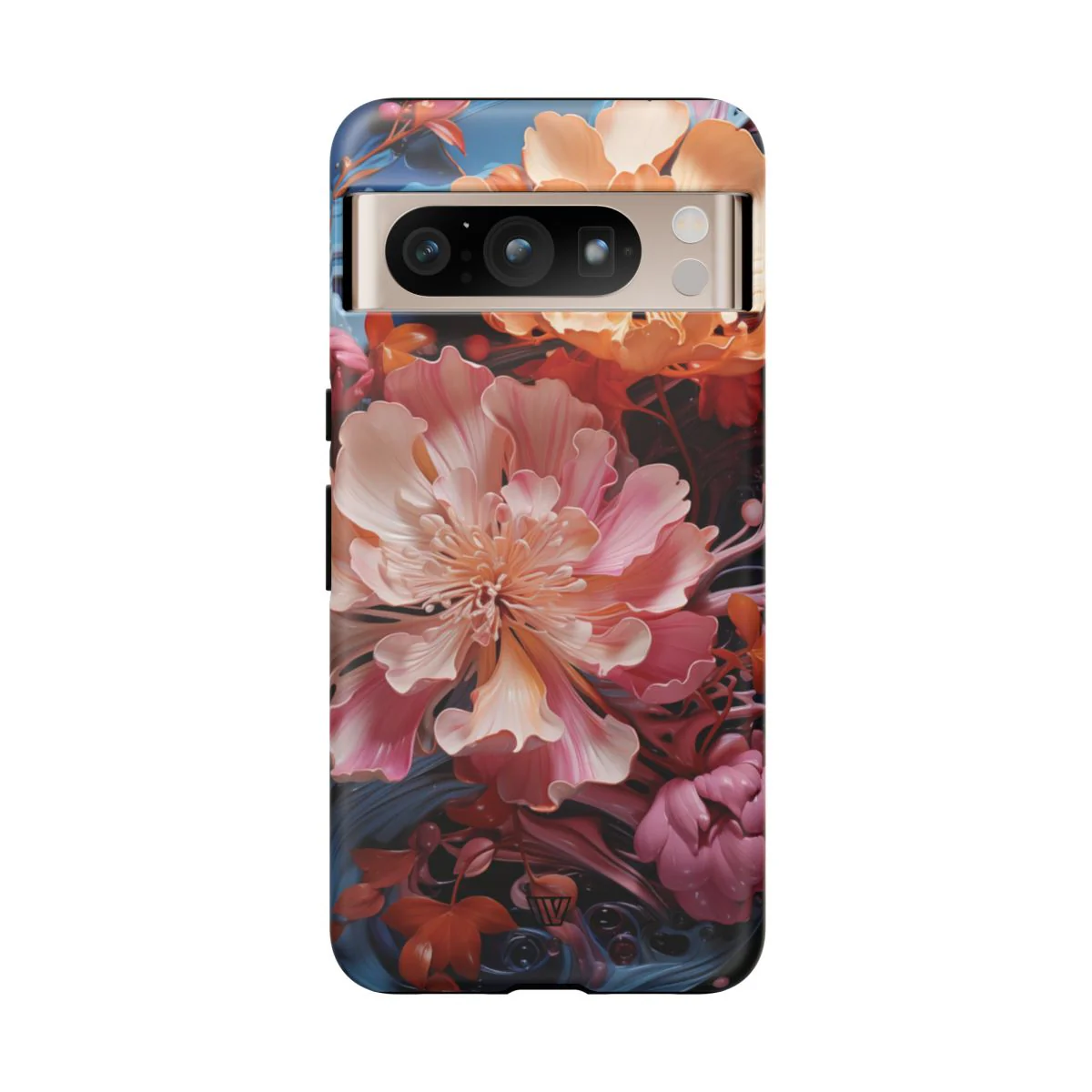 PAINT SWIRL FLOWERS | Tough Phone Case - Image 91