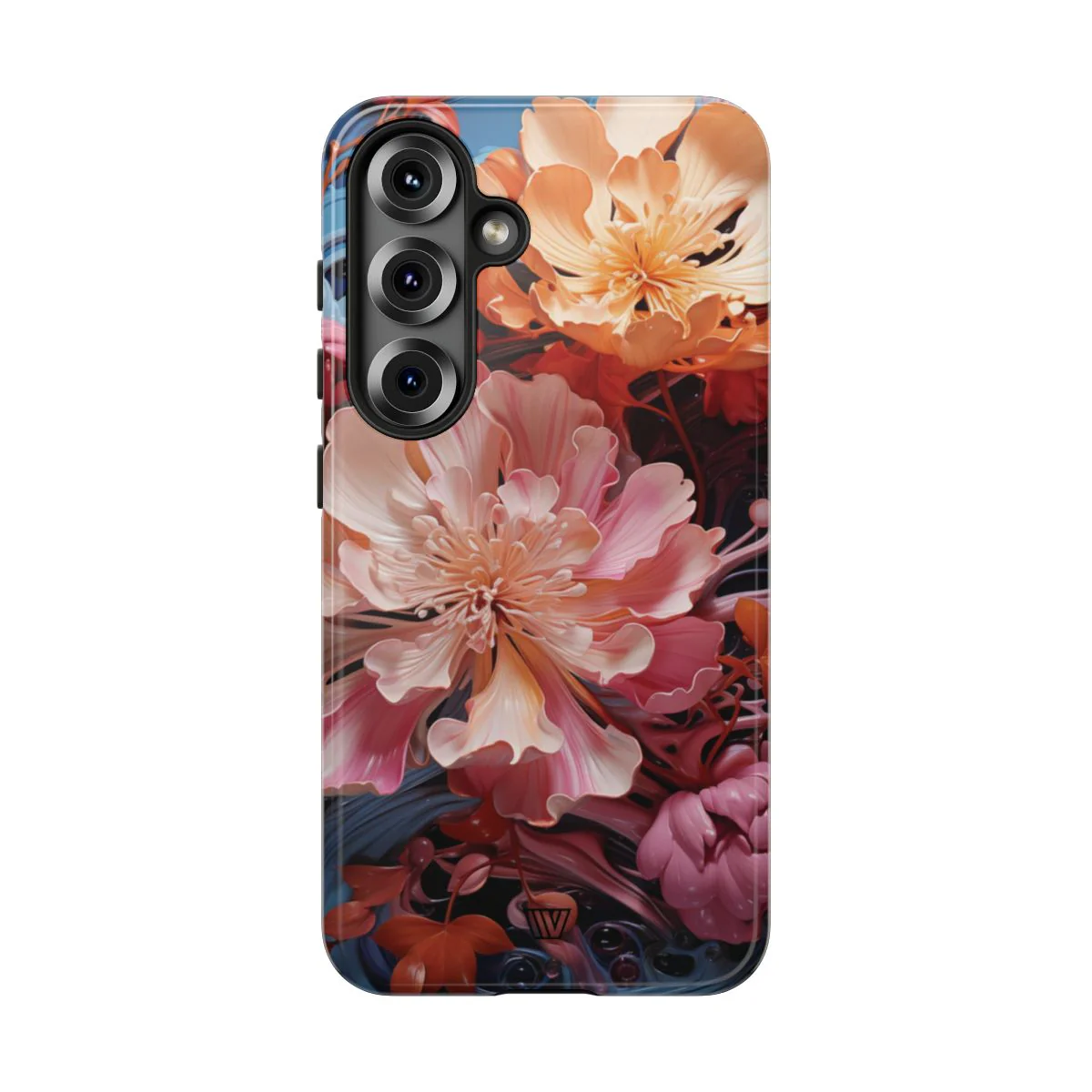 PAINT SWIRL FLOWERS | Tough Phone Case - Image 92