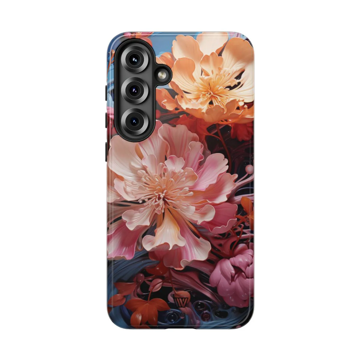 PAINT SWIRL FLOWERS | Tough Phone Case - Image 94