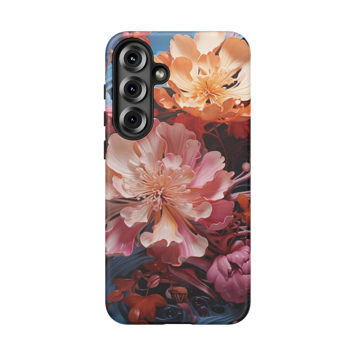 PAINT SWIRL FLOWERS | Tough Phone Case - Image 95