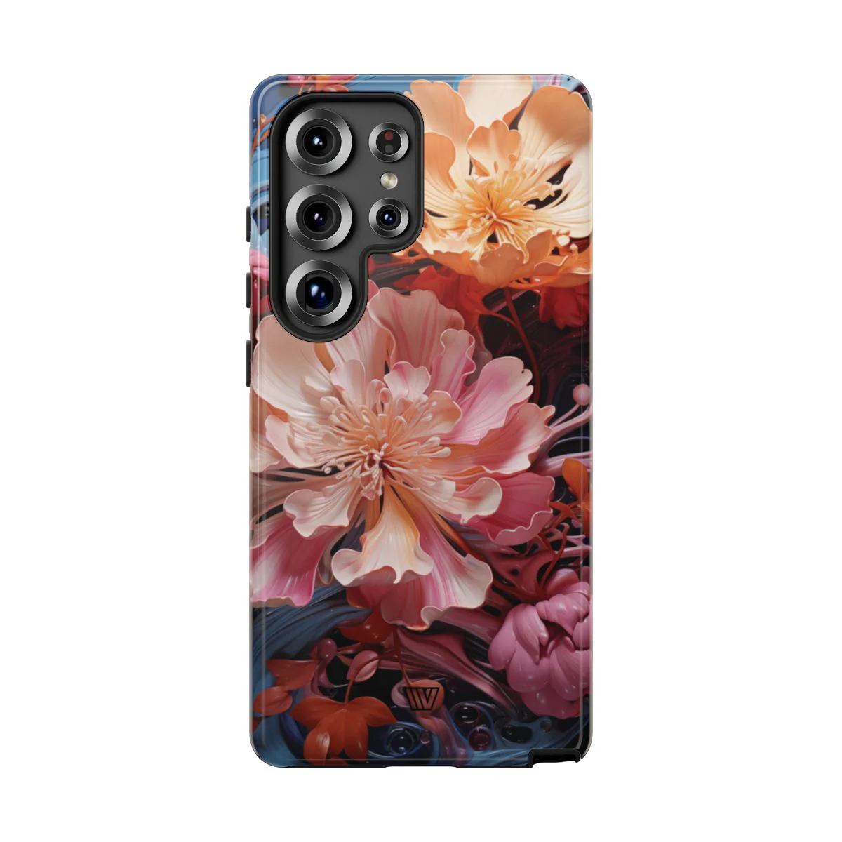PAINT SWIRL FLOWERS | Tough Phone Case - Image 96