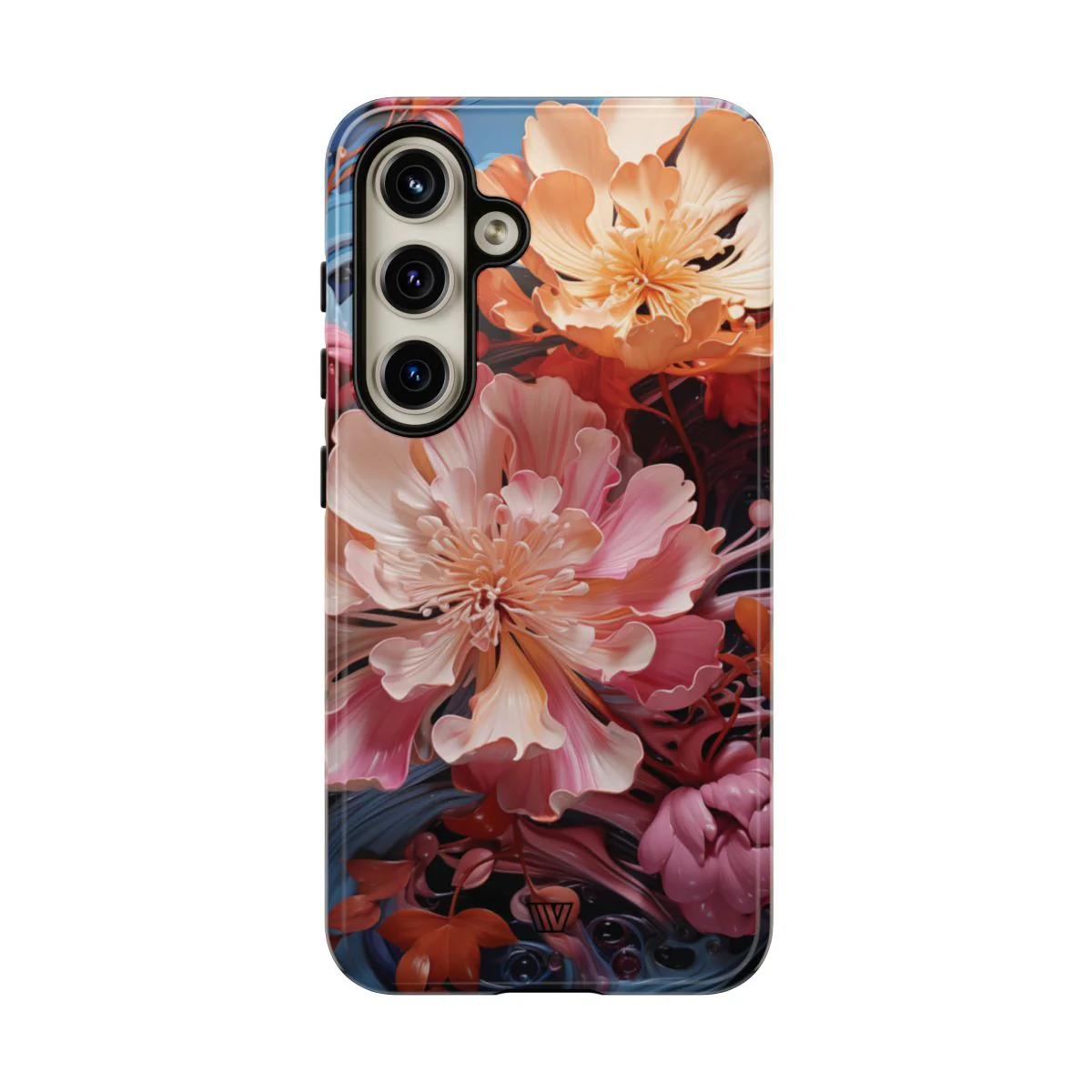 PAINT SWIRL FLOWERS | Tough Phone Case - Image 98