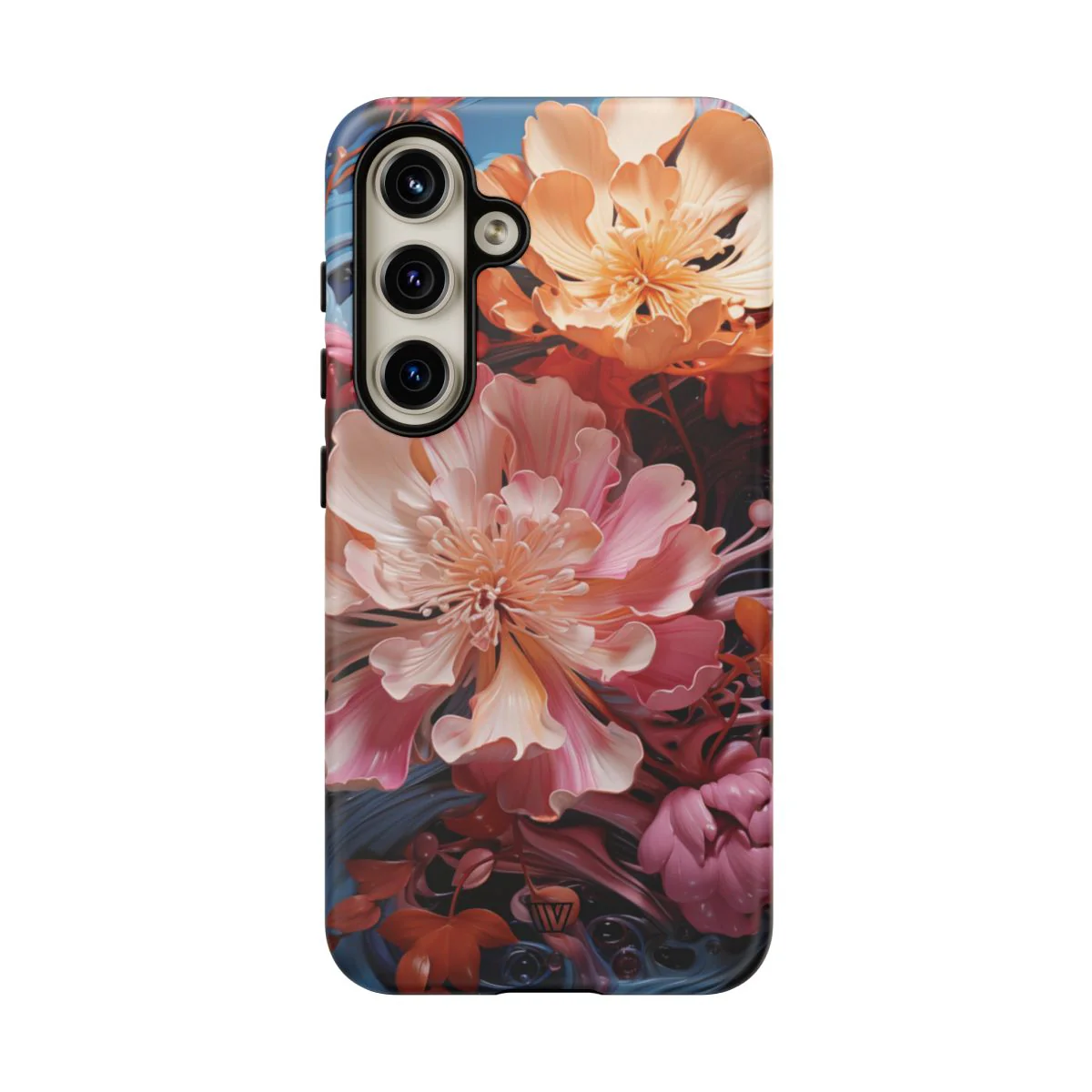 PAINT SWIRL FLOWERS | Tough Phone Case - Image 99