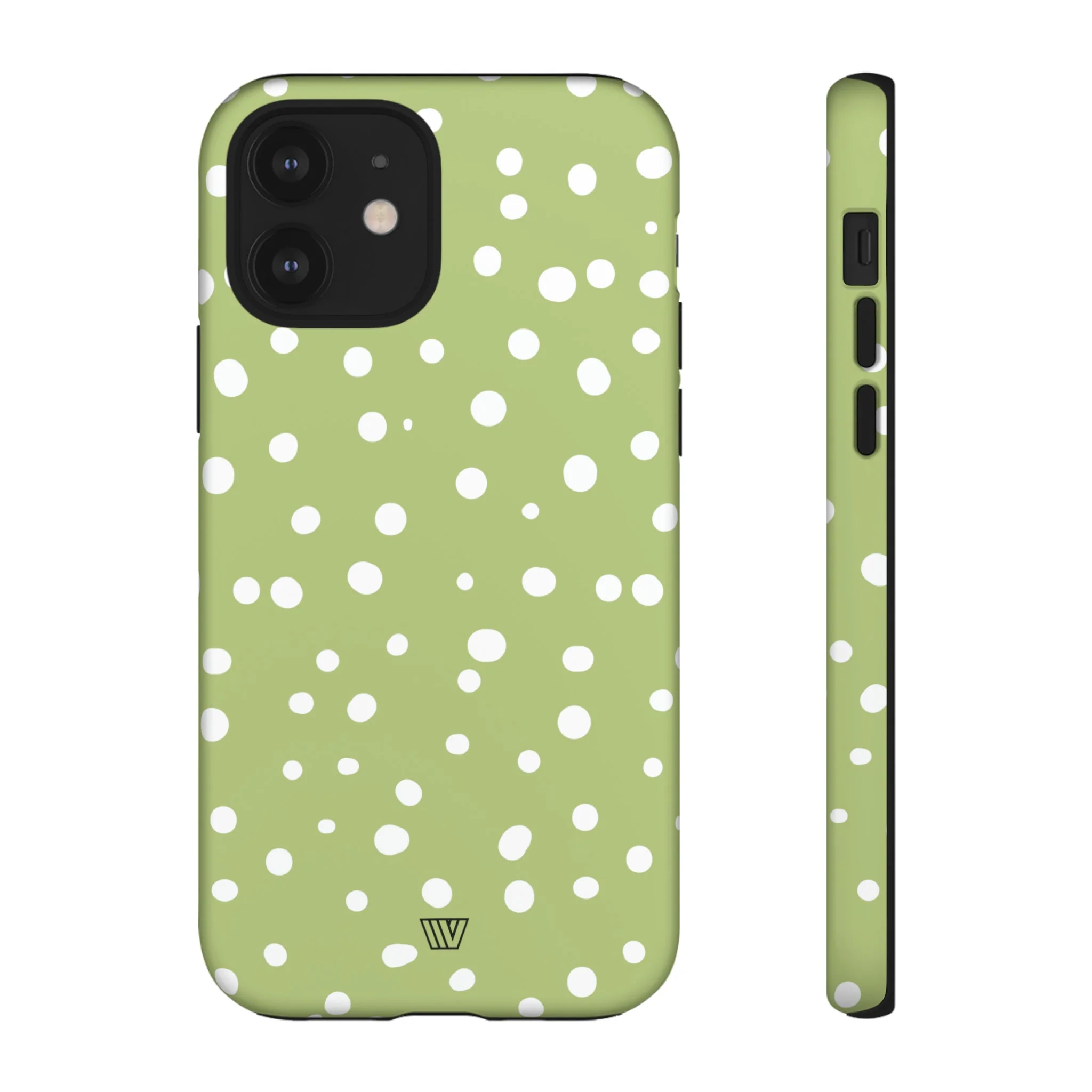 PALE OLIVE DOTS | Tough Phone Case - Image 11