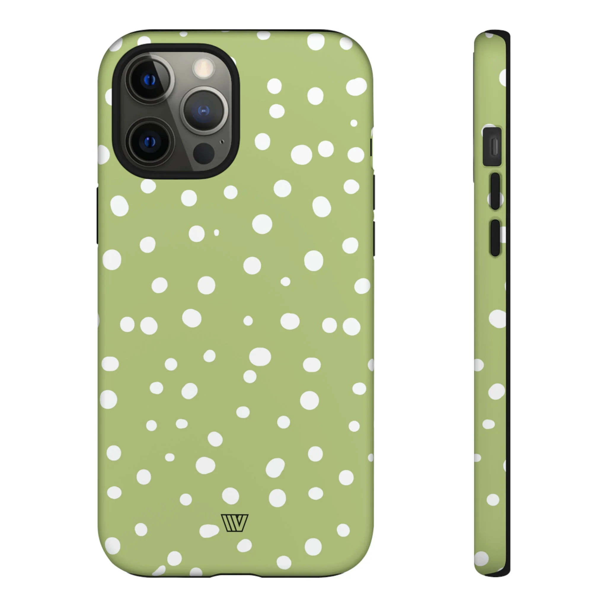 PALE OLIVE DOTS | Tough Phone Case - Image 17