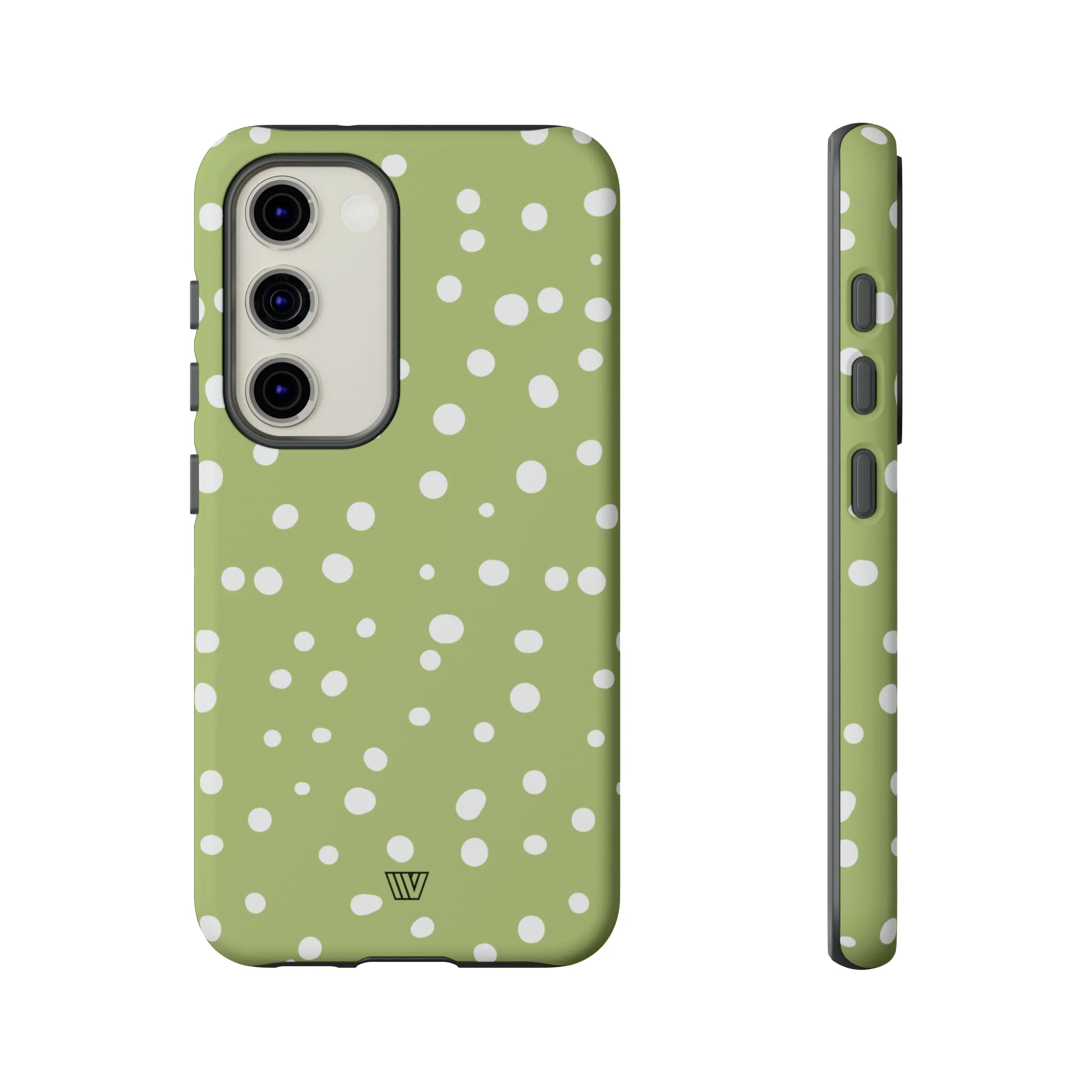 PALE OLIVE DOTS | Tough Phone Case - Image 33