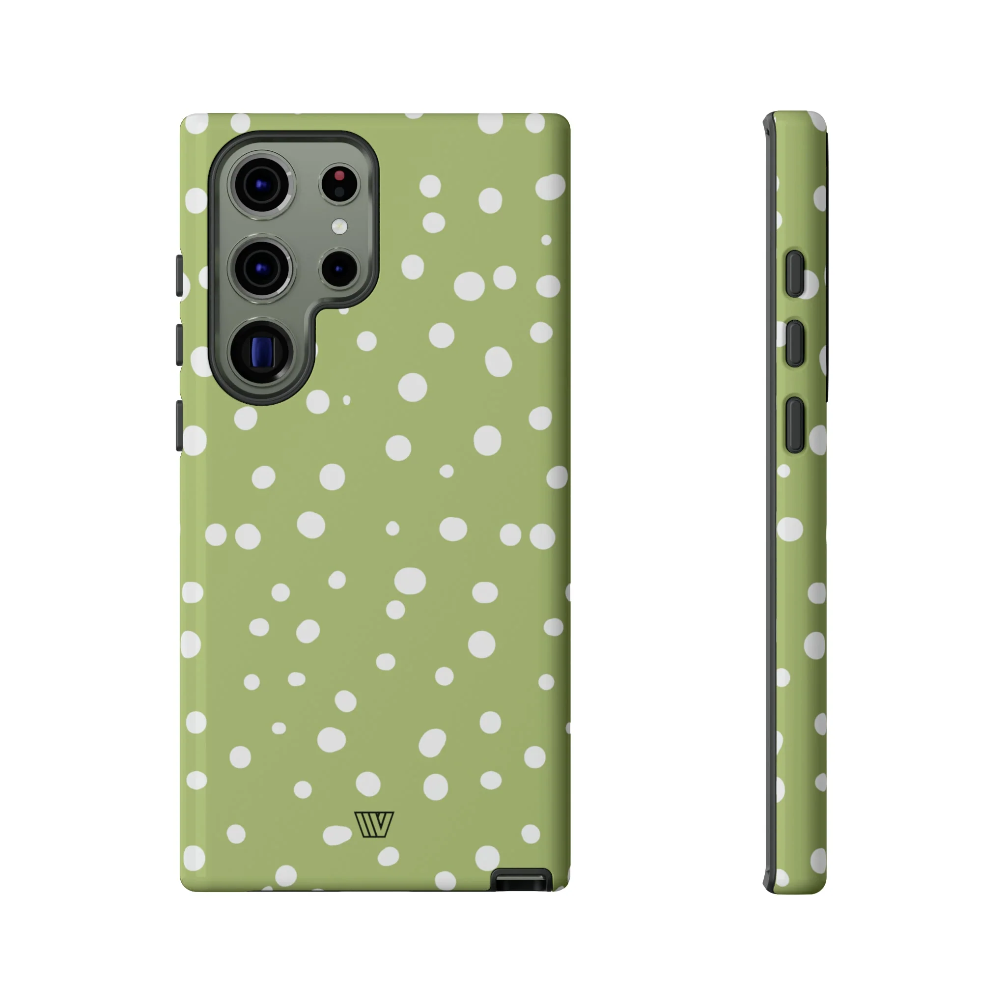 PALE OLIVE DOTS | Tough Phone Case - Image 36