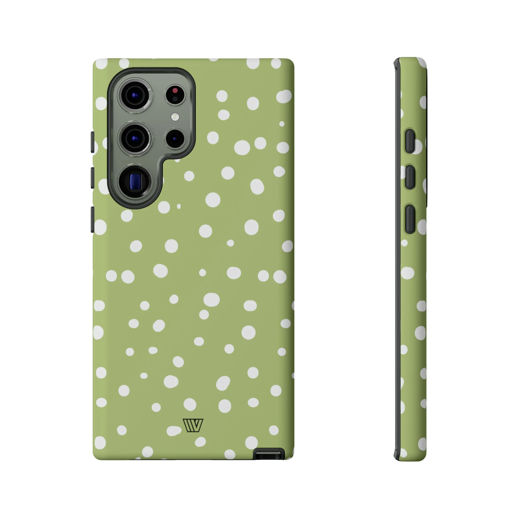 PALE OLIVE DOTS | Tough Phone Case - Image 37