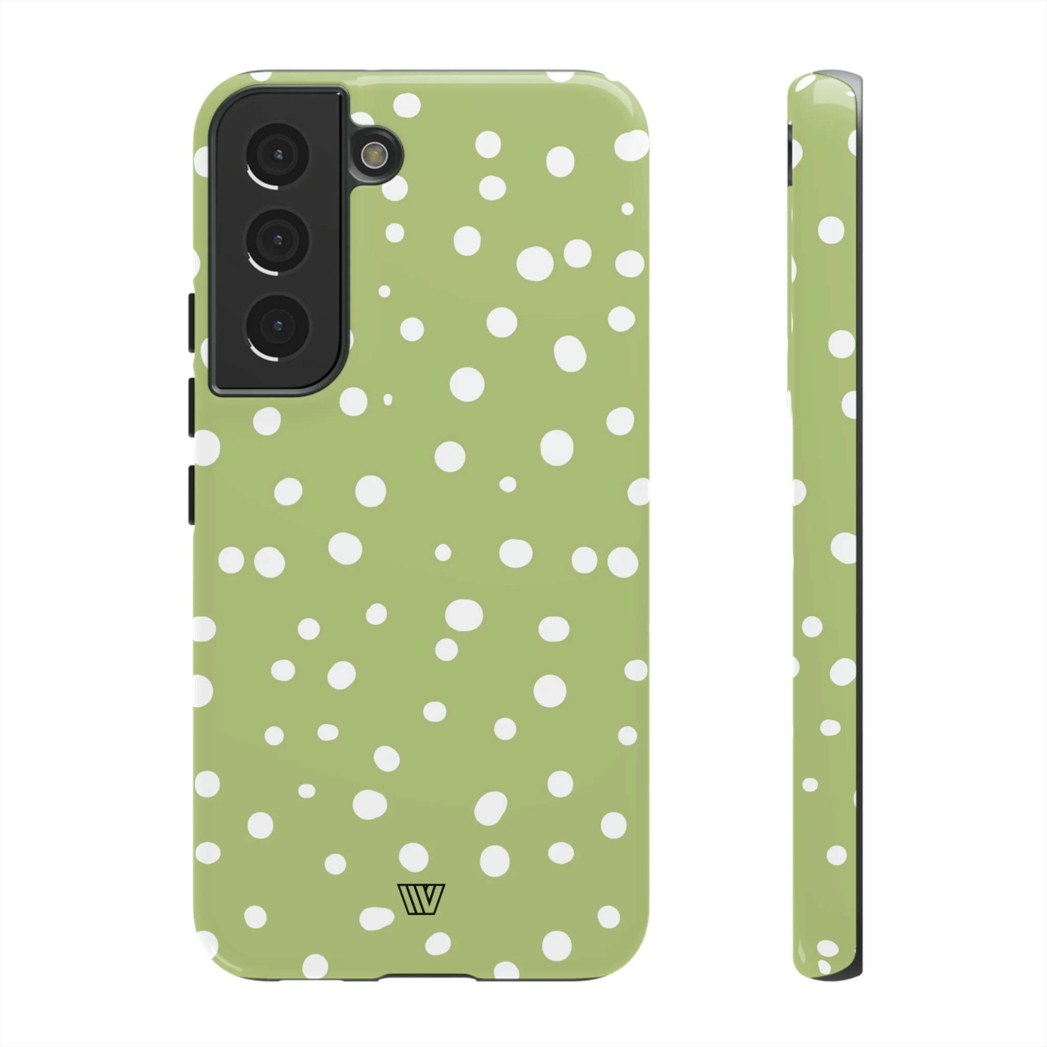 PALE OLIVE DOTS | Tough Phone Case - Image 38