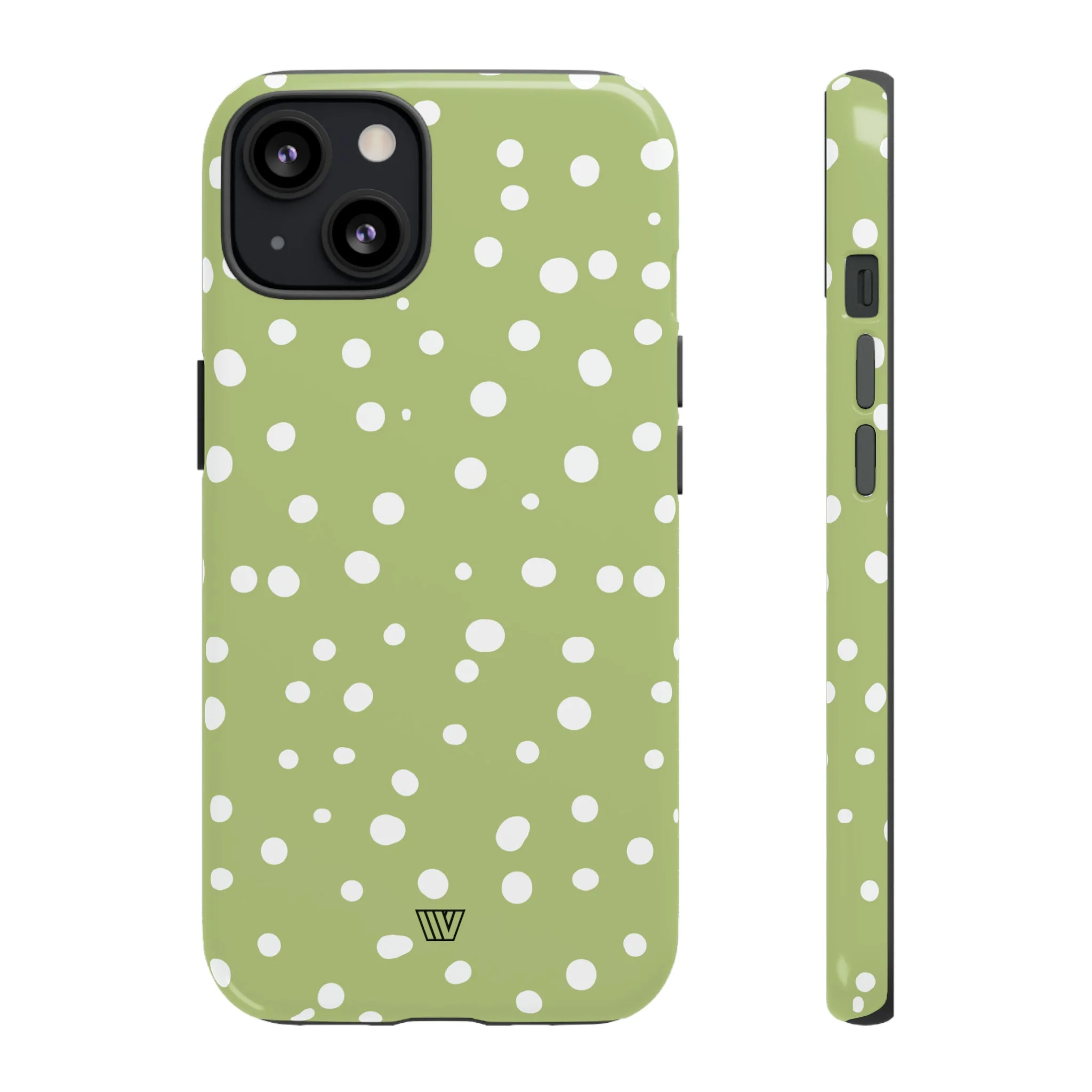 PALE OLIVE DOTS | Tough Phone Case - Image 52