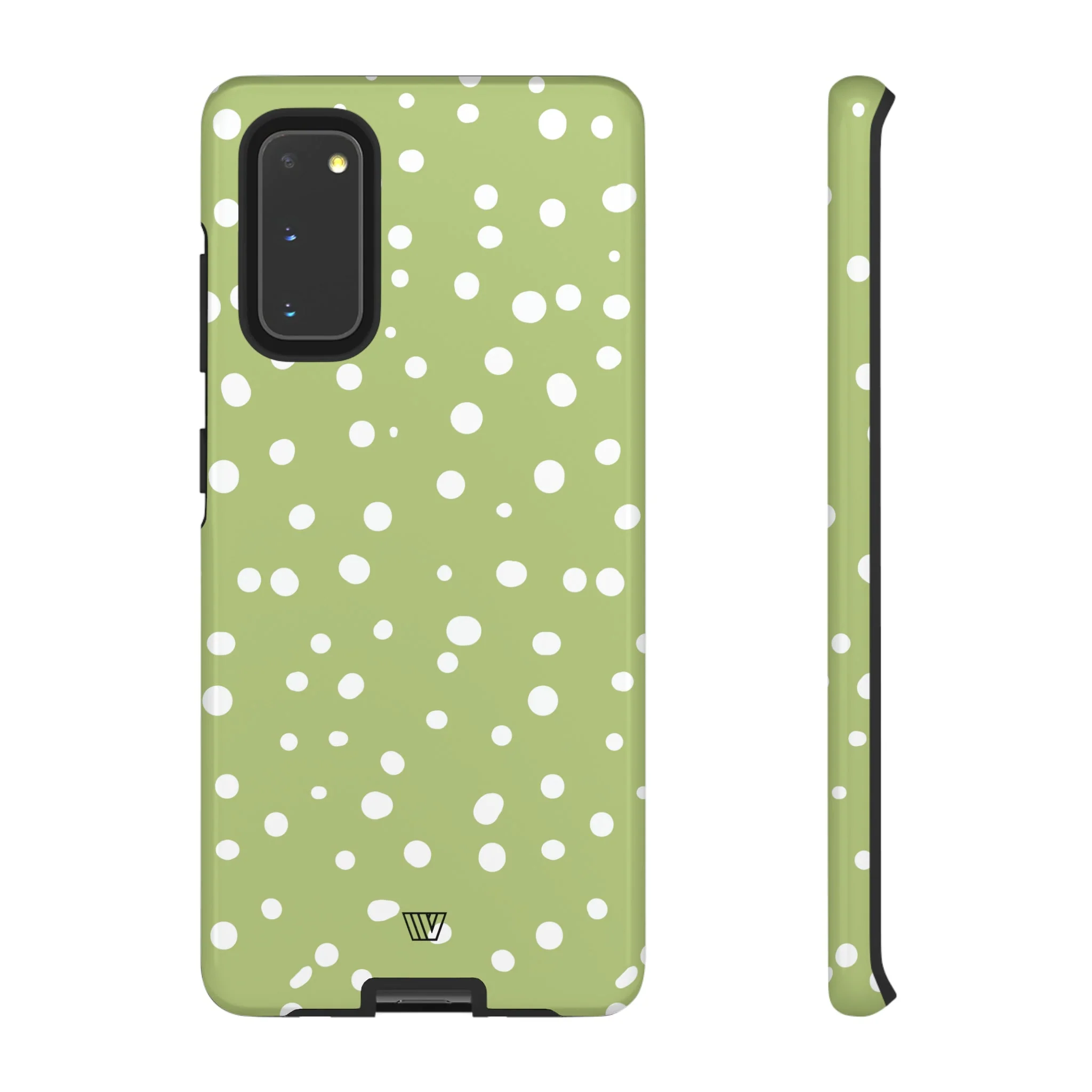 PALE OLIVE DOTS | Tough Phone Case - Image 54