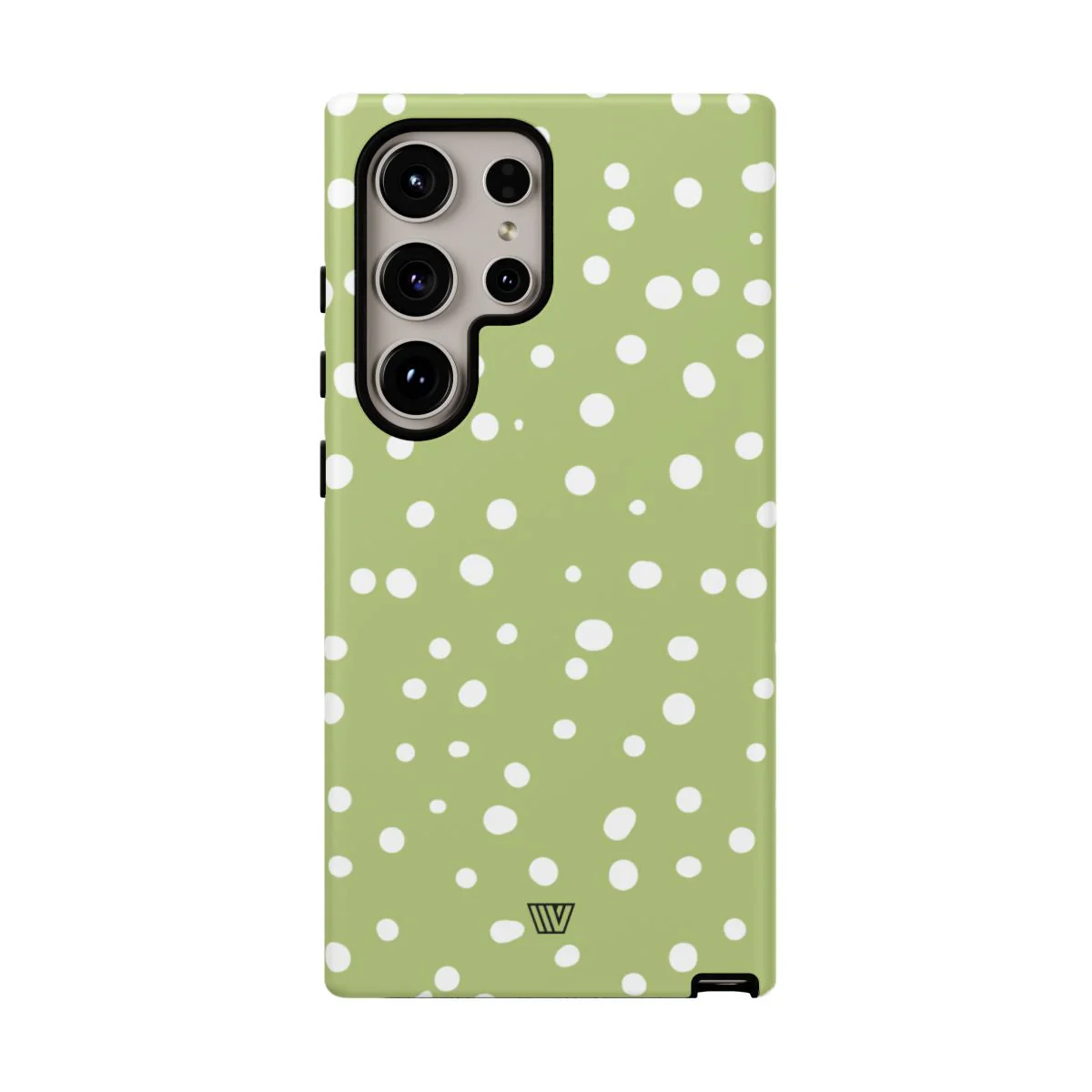 PALE OLIVE DOTS | Tough Phone Case - Image 93