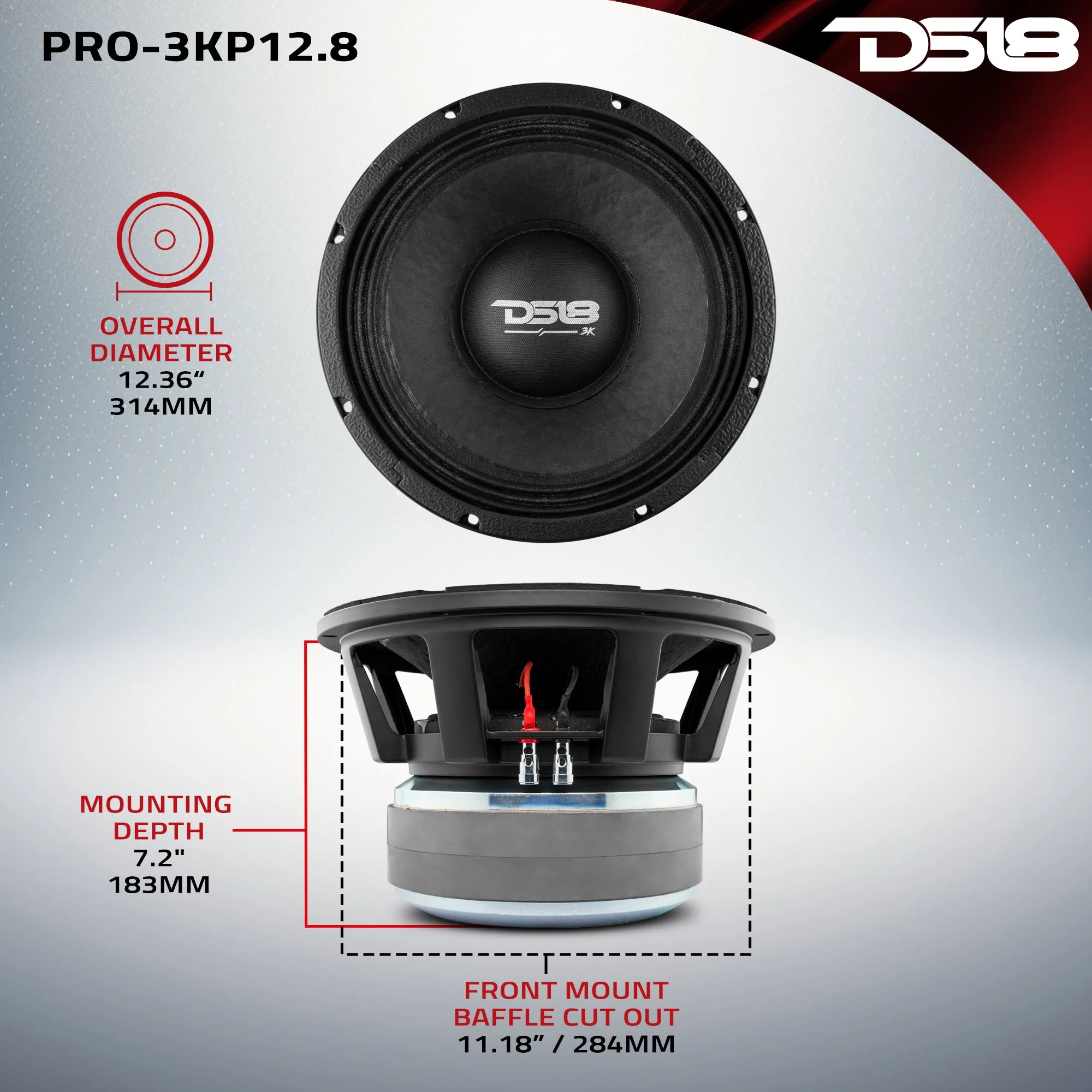PANCADÃO Mid-Bass Loudspeaker 12" 3000 Watts Rms 8-Ohm - Image 7