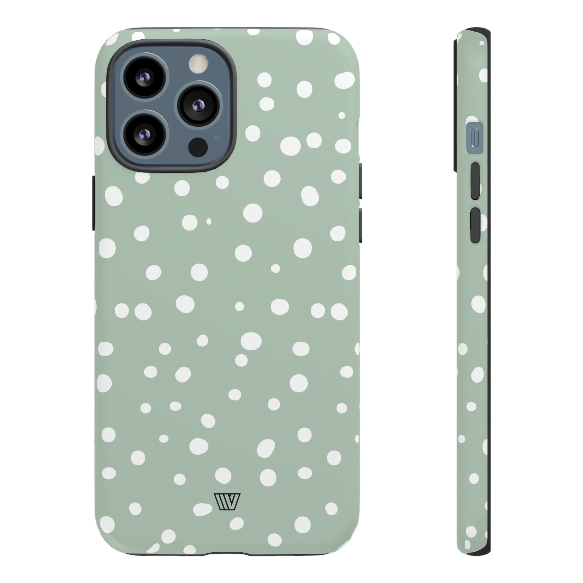 PASTEL GREEN DOTS | Tough Phone Case - Image 9