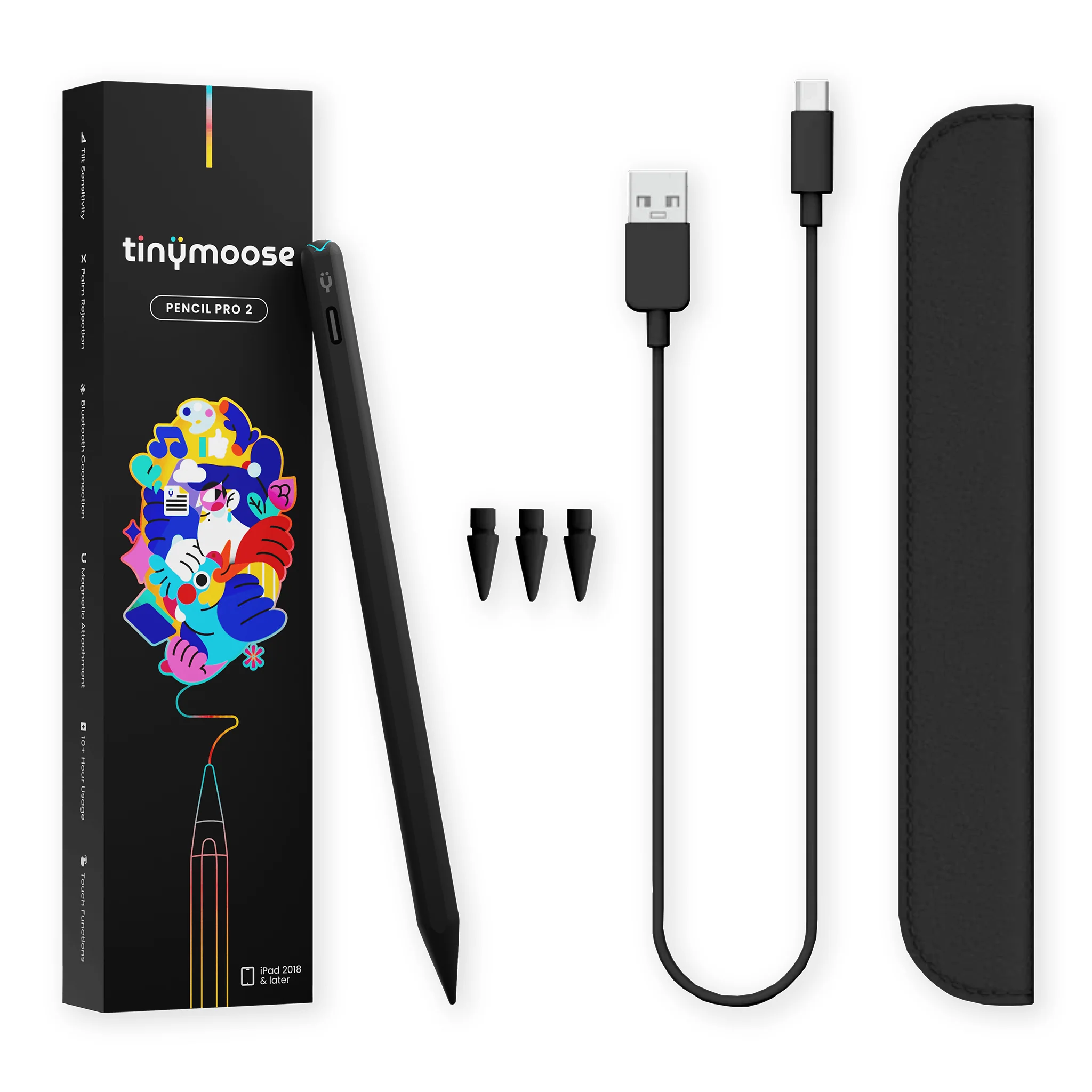 Pencil Pro 2 | Midnight Black - With Gesture Controls - Image 4
