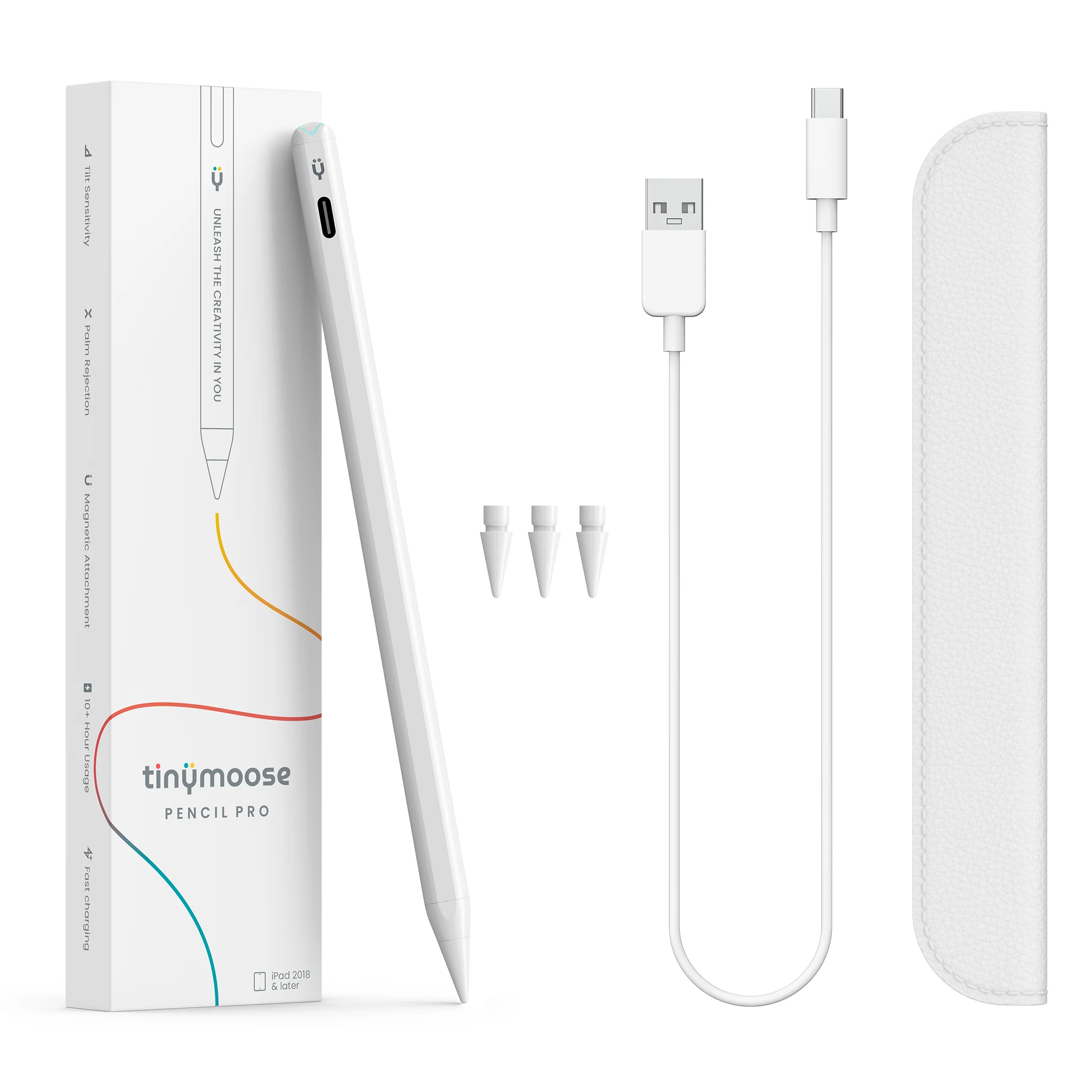 Pencil Pro  - With USB-C Charging | Pearl White - Image 4