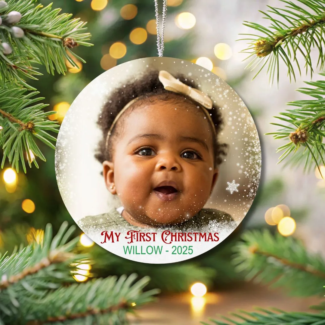 Personalized Baby's First Christmas Ornament - Image 5