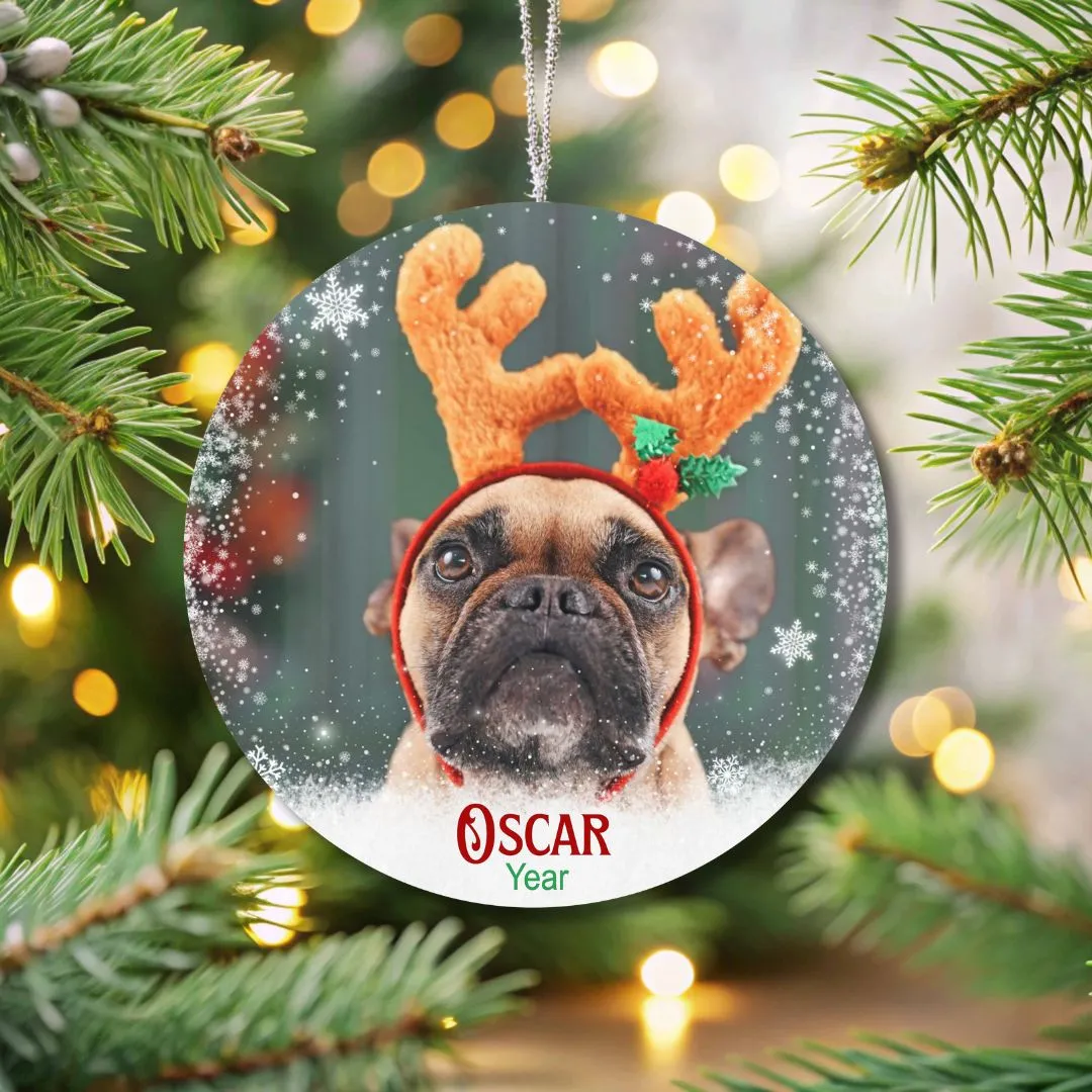 Personalized Merry Christmas Ornament - Image 10