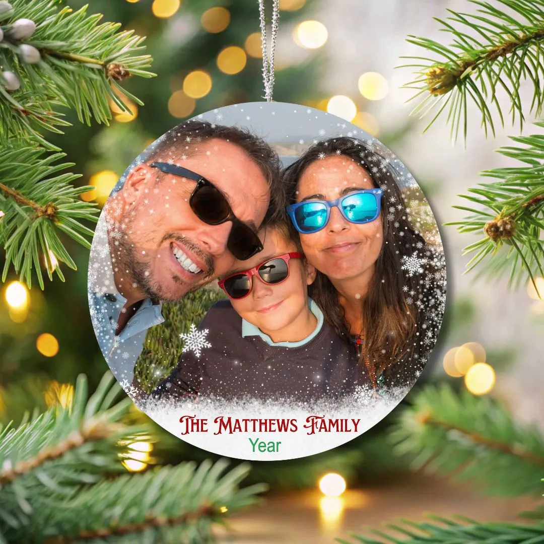 Personalized Merry Christmas Ornament - Image 5