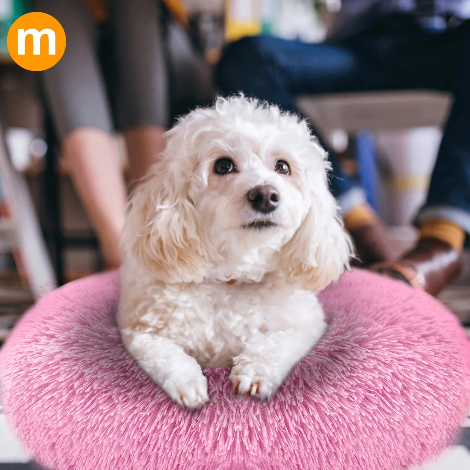 Pet Dog Bed Soft Warm Fleece Puppy Cat Bed Dog Cozy Nest Sofa Bed Cushion For S/M Dog - Image 2