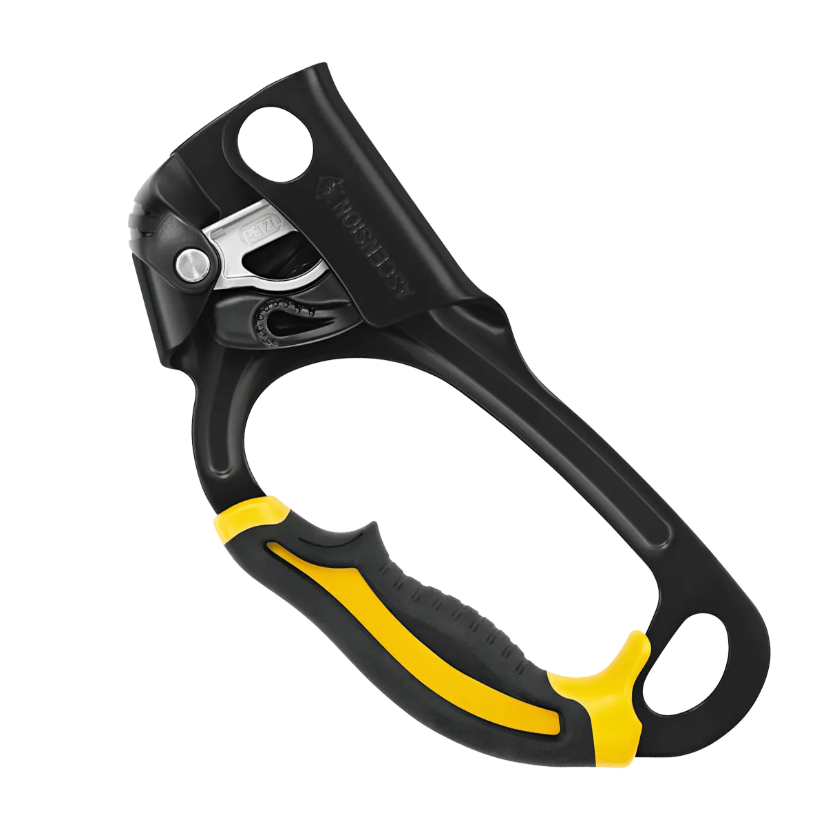 Petzl ASCENSION Ascender Black/Yellow Powerful Grip for Climbing - Image 4