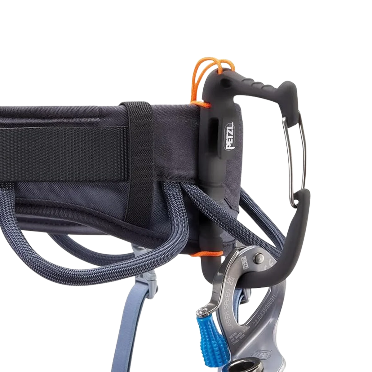 PETZL CORAX Climbing Harness Dark Gray Size 2 - Image 3