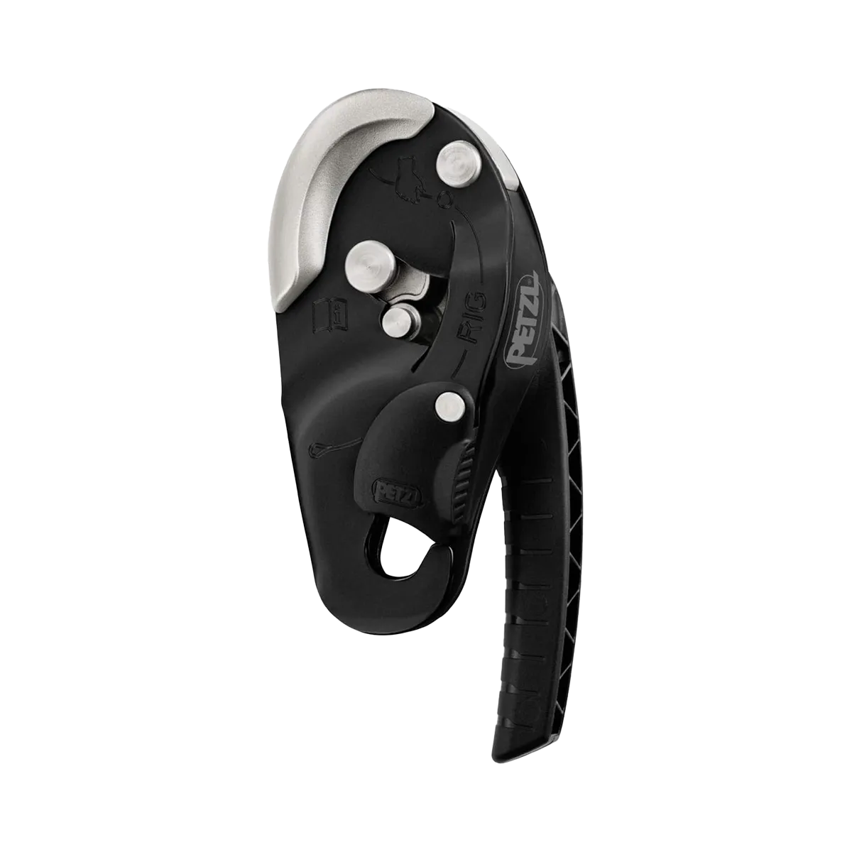 PETZL Descender D021AA01 Detector Rigs Black - Image 2