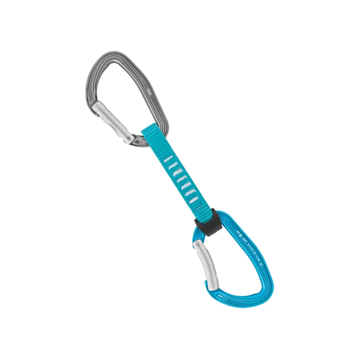 Petzl Djinn Axess Quickdraws - 6 Pack - Turquoise - 11cm - Image 2