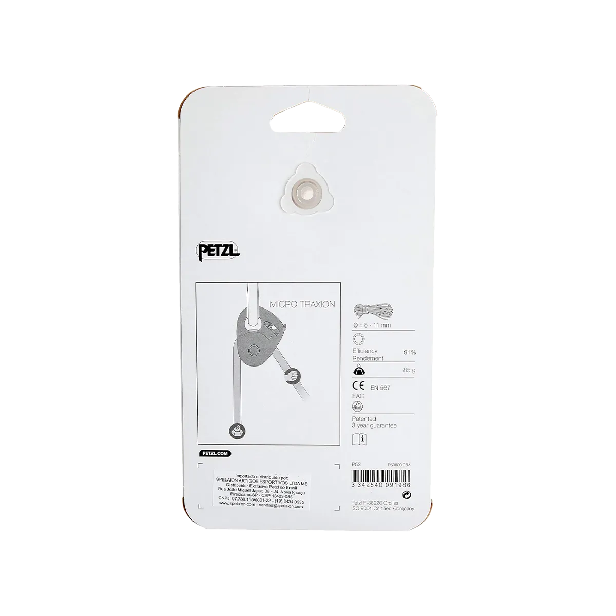 PETZL Carrucola Bloc Micro Traxion Blocker Pulley - Image 3