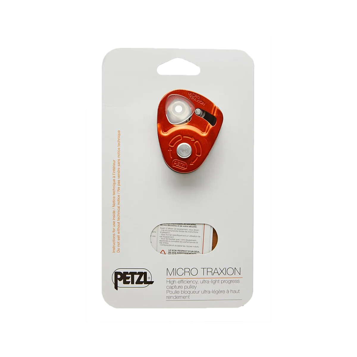 PETZL Carrucola Bloc Micro Traxion Blocker Pulley - Image 4
