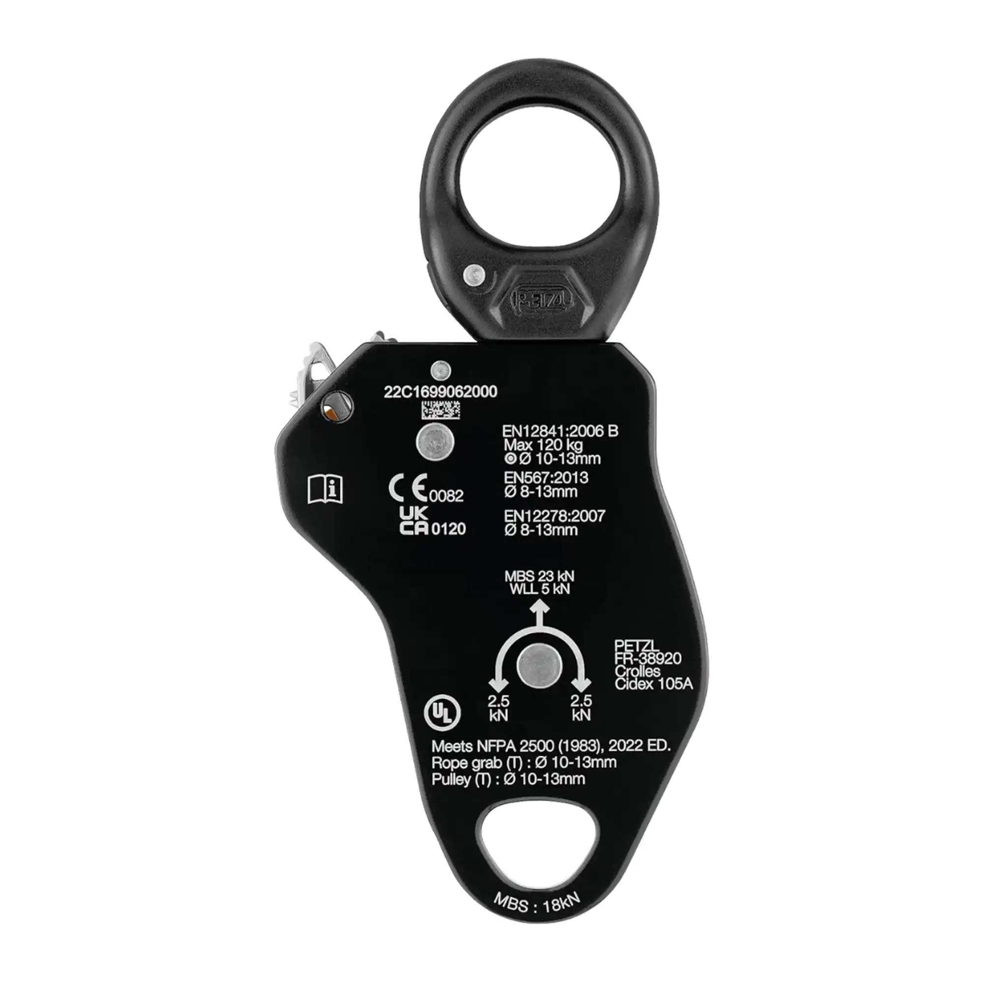 Petzl Pro Traxion - Progress Capture Pulley with Swivel - Image 4