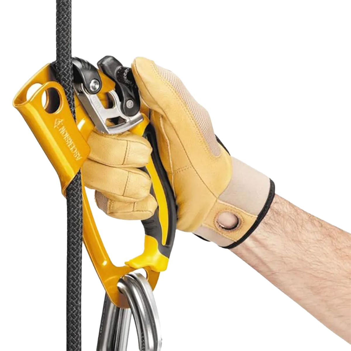 Petzl Right Handled Ascender 1124 lb Gold - Image 2