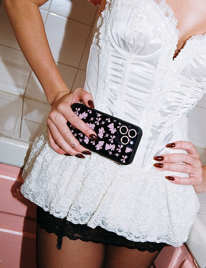 Pink Bunnies iPhone Case - Image 5