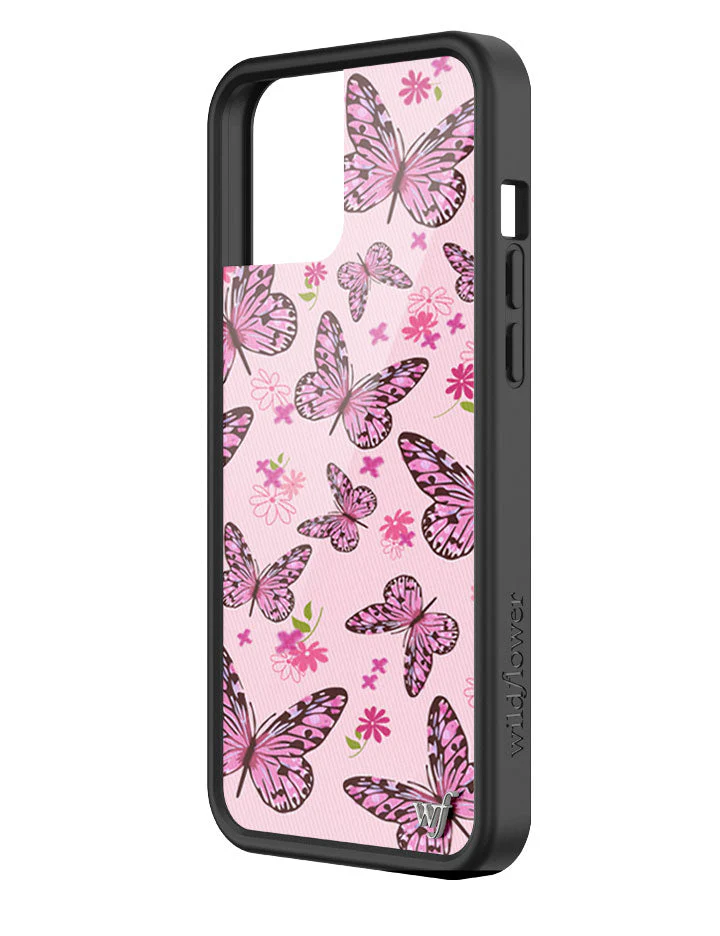 Pink Butterfly iPhone Case - Image 2