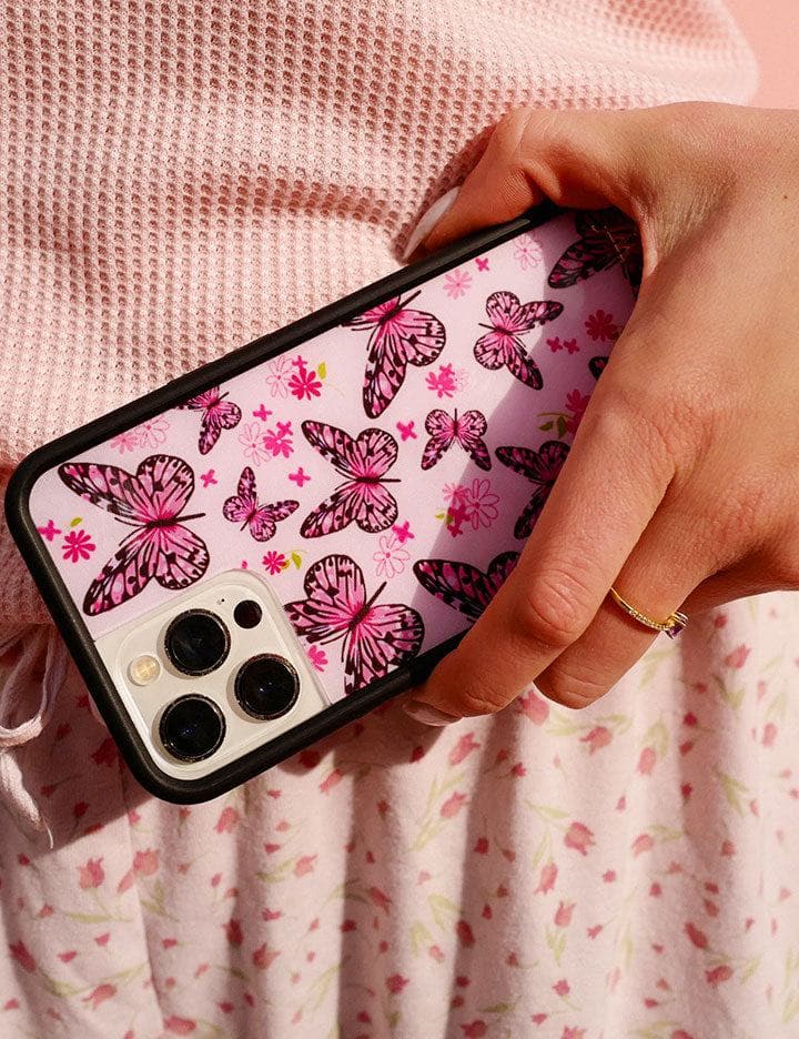 Pink Butterfly iPhone Case - Image 7