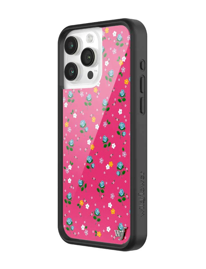 Pink Dainty Florals iPhone Case - Image 2