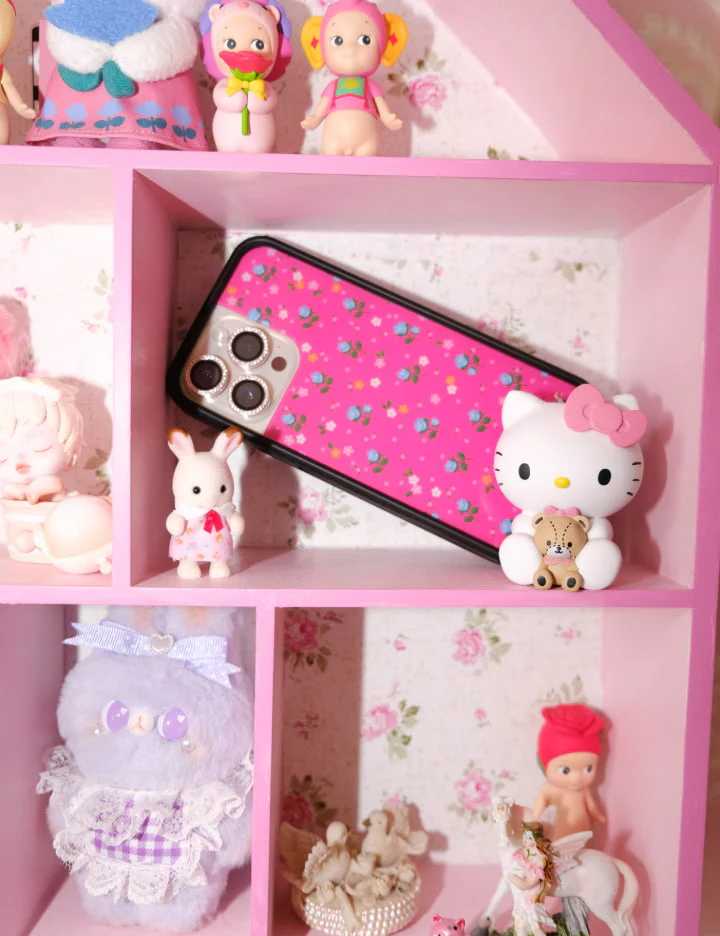 Pink Dainty Florals iPhone Case - Image 31