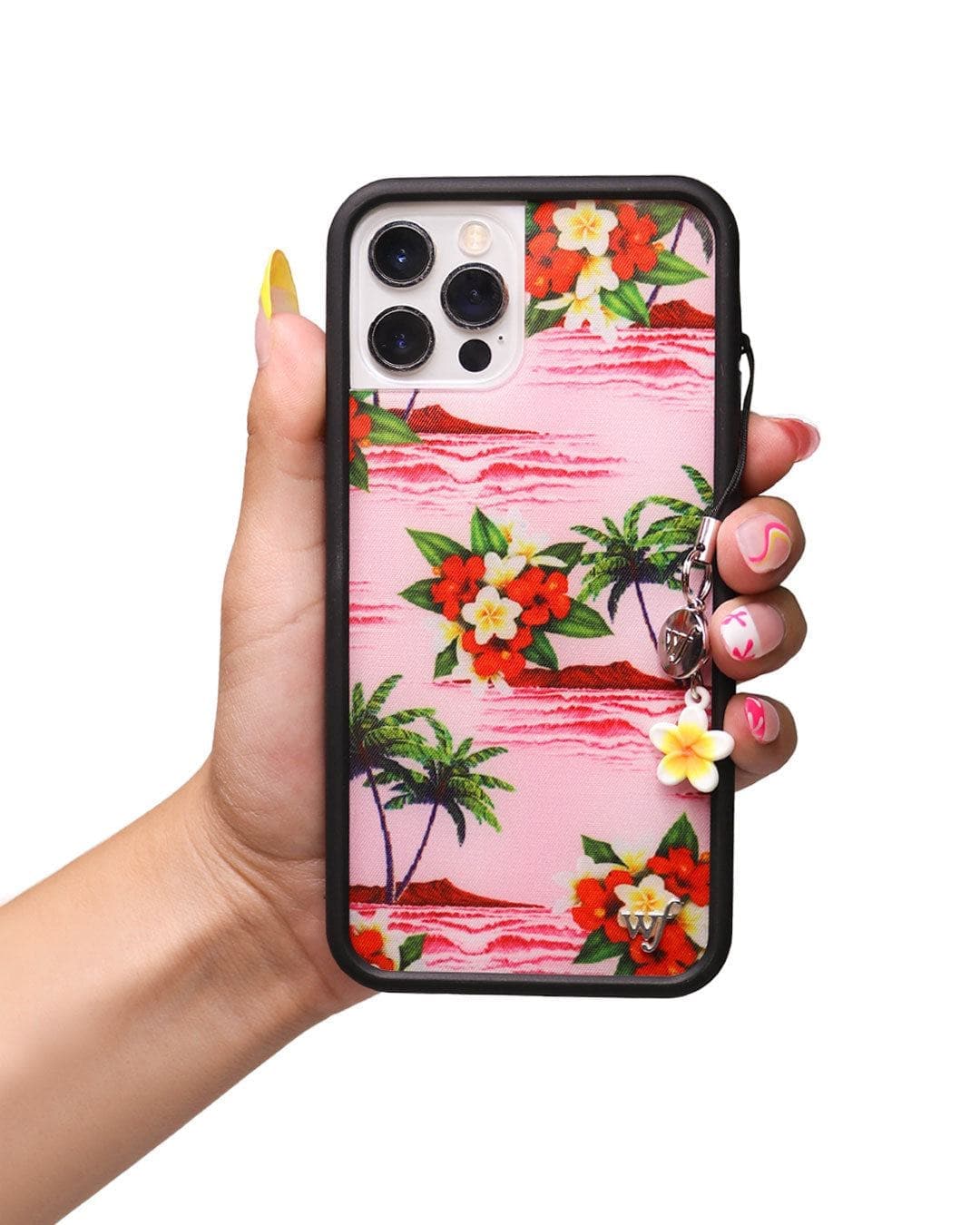 Pink Hawaiian iPhone Case - Image 3